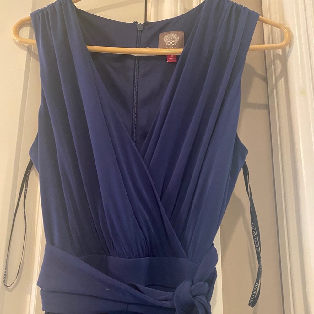Vince Camuto blue jumpsuit wide leg size M never worn